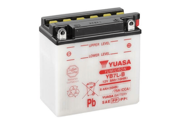 Pièces Quad & Motos - Electrique - Batterie YUASA conventionnelle sans pack acide - YB7L-B