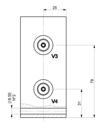 Pièces agricoles - Hydraulique - Soupape d.réduction 2X Prop.24
