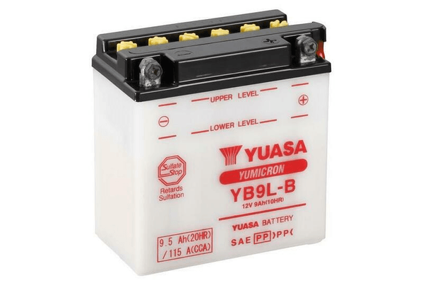Pièces Quad & Motos - Electrique - Batterie YUASA conventionnelle sans pack acide - YB9L-B