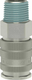Raccord rapide f.mâle BSP 3/8"