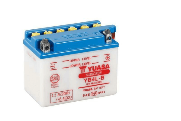 Pièces Quad & Motos - Electrique - Batterie YUASA conventionnelle avec pack acide - YB4L-B