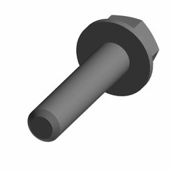 Pièces Quad & Motos - Pièces communes - HEX FLANGE SCREW, 8 MM X 1.25 MM X 35 MM Polaris origine