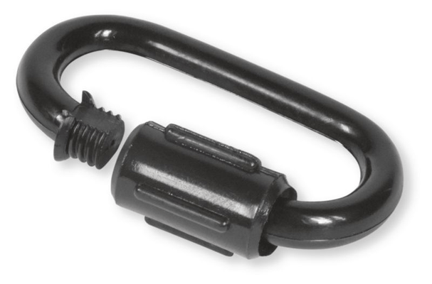 Boulonnerie, quincaillerie - Visserie boulonnerie - Sachet de 4 maillons de réserve plastiques noirs (par 1)