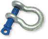 Sachet de 2 manilles lyre haute resistance ouverture 36, longueur 83, largeur 58, diamètre axe 25, C.M.U. 6500 kg (par 1)