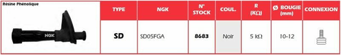Anti-parasite NGK - SD05FGA