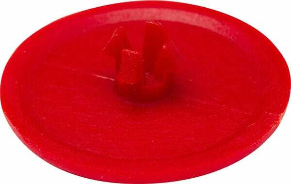 Pièces agricoles - Hydraulique - Bouchon clips coloré rouge -