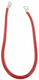 Câble de batteries rouge 50cm 2xoeillets 11,1 mm