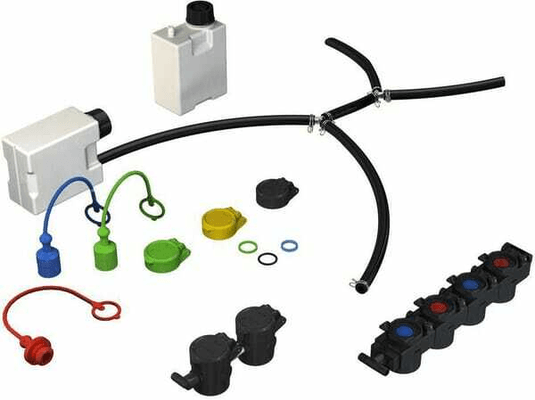 Pièces agricoles - Hydraulique - Bouchon clips coloré Bleu(e) +