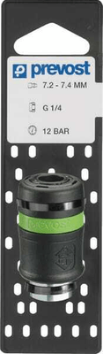Pièces agricoles - Pièce pneumatique - Raccord rap. sécu fem BSP1/4"