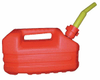 Jerrican plastique 5 litres rouge