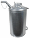 Bidon de réserve 15 litres zingué