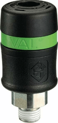 Pièces agricoles - Pièce pneumatique - Racc.rapide filet mâle BSP1/4"