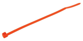 Serre-câble 2.5x100mm, orange, 100Pcs
