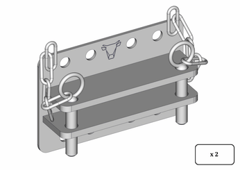 Accessoires et options matériel  - Matériel d'élevage - autre - PAIRE DE CHAPES DOUBLES
