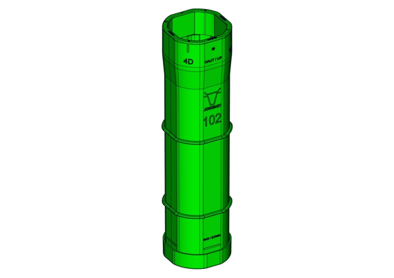 Materiels - Matériel d'élevage - autre - FOURREAU TREFLE VERT D.102MM COMPLET