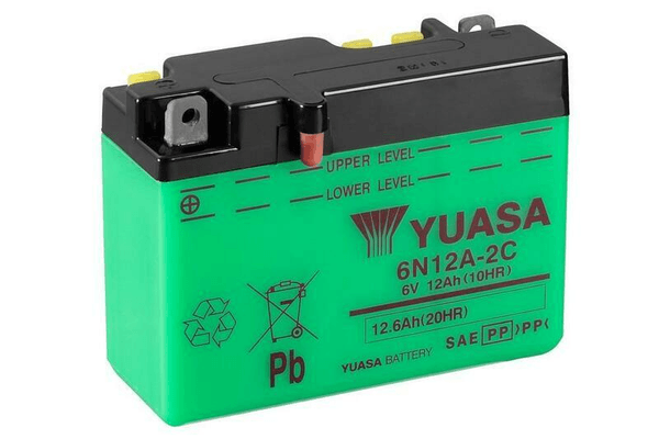 Pièces Quad & Motos - Electrique - Batterie YUASA conventionnelle sans pack acide - 6N12A-2C/B54-6