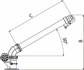 Pièces agricoles - Fertilisation & Lisier - Pistolet piv hydr 4" réglable