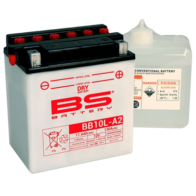 Pièces Quad & Motos - Electrique - Batterie BS BATTERY Haute-performance avec pack acide - BB10L-A2
