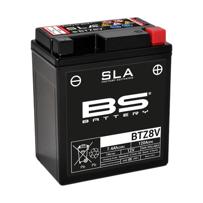 Pièces Quad & Motos - Electrique - Batterie BS BATTERY SLA sans entretien activé usine - BTZ8V