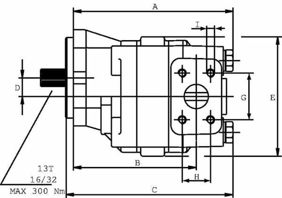 Pièces agricoles - Hydraulique - Pompe hydraulique HDP30.43 D0-04S3 LMD/MC-