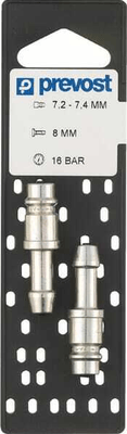 Pièces agricoles - Pièce pneumatique - Raccord rapide à sertir 8mm male
