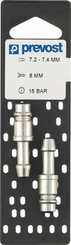 Pièces agricoles - Pièce pneumatique - Raccord rapide à sertir 10mm