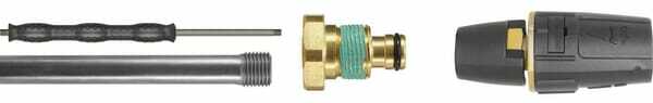 Pièces agricoles - Hydraulique - Adaptateur K-Lock filetage mâle TR20 x filetage femelle 1/4“, laiton
