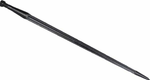 Dent de chargeur, droite, section en étoile 36x815mm, extrémité pointue avec écrou M22x1,5mm, noir