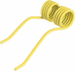 Dent de ramassage jaune D Ø9 utilisable pour Frarendlose