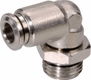 Raccord enfichable en L 4x1/8"