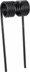 Pièces agricoles - Fenaison & élevage - Dent flexible pour ramasseuse, 168x63x27,5 Ø 5,5