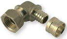 Coude à glissement écrou tournant droit pour tube PER 16x20mm filetage femelle 3/4" (par 1)