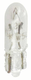Ampoule WBT5 24V-1,2W W2x4,6d