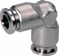 Raccord enfichable coudé 5mm