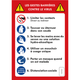AFFICHE A4 ADHESIVE GESTES BARRIERE