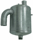 Séparateur à siphon + embout de tuyau 60 mm