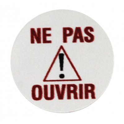 Pièces agricoles - Pièce divers - ETIQUETTE ULTRA-DESTRUCTIBLE MG3000