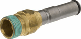 Accouplement mâle ST-247 x filetage mâle TR22, acier inoxydable