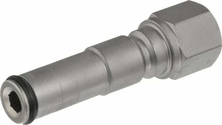 Pièces agricoles - Hydraulique - Accouplement mâle ST-247 x filetage femelle 1/4", acier inoxydable