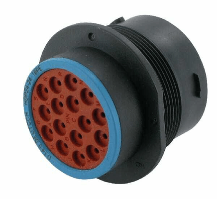 Pièces agricoles - Electricité - Douille de châssis 16 P. male HDP20