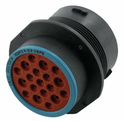 Pièces agricoles - Electricité - Douille de châssis 19 P. Male HDP20