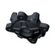 HUB-WHEEL,FRONT(MACH),BLK Polaris origine