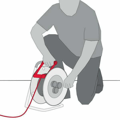Pièces agricoles - Outils atelier - Enrouleur de câble standard S 50m