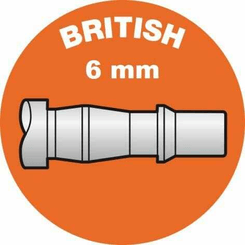 Pièces agricoles - Pièce pneumatique - Raccord rap. pour tuyau 8mm