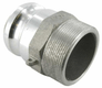 Camlock Type F 2-1/2" filetage mâle en aluminium