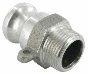 Pièces agricoles - Hydraulique - Camlock Type F filetage mâle 2" en acier inoxydable