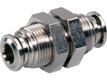 Raccord enfichable cloison 4mm