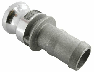 Pièces agricoles - Hydraulique - Embout de tuyau Camlock Type E 1 1/4" en acier inoxydable