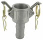 Embout de tuyau Camlock Type C 1" en acier inoxydable