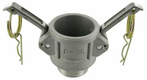 Camlock Type B 1-1/4" filetage mâle en aluminium